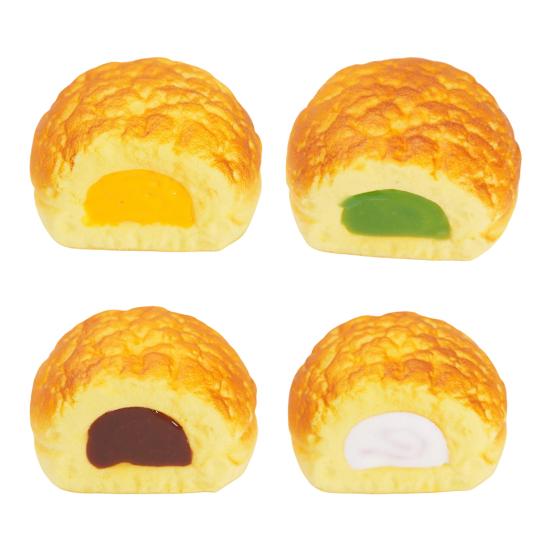 Realistic Bread Squeeze Toy Slow-Rising PU Fidget for Stress Relief Cute Food-Themed Decompression Gadget for Kids Adults