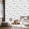 Wallpaper Dinosaurs plants nature for living room and bedroom 50x1000