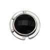 Metal Foldable Purse Hook for Desk Use Portable Bag Hanger with Crystal Design Compact Size Durable Construction for Student and Office Use