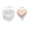For Fun Heart Cake Shaped Candle Silicone Mold DIY Handmade Soap Plaster Aromatherapy Candle Cake Decoration Mold Gift Making