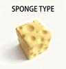 Giant Cheese Squishy Toy Filled with Vaseline Gel, Soft Slow Rising Squeeze Stress Relief Ball, Cute Cheese Shape Fidget Sensory