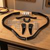 German Motorcycle Brand Model 18 Engine Impact Bar Glossy Black Front