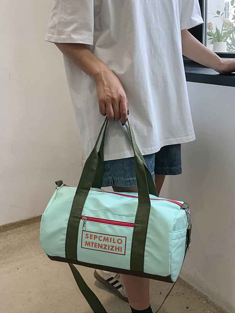 Korean Version Of The Sports And Fitness Bag Short Leisure Travel Bag Girls Crossbody Shoulder Bag Handbag Commuter Storage Bag