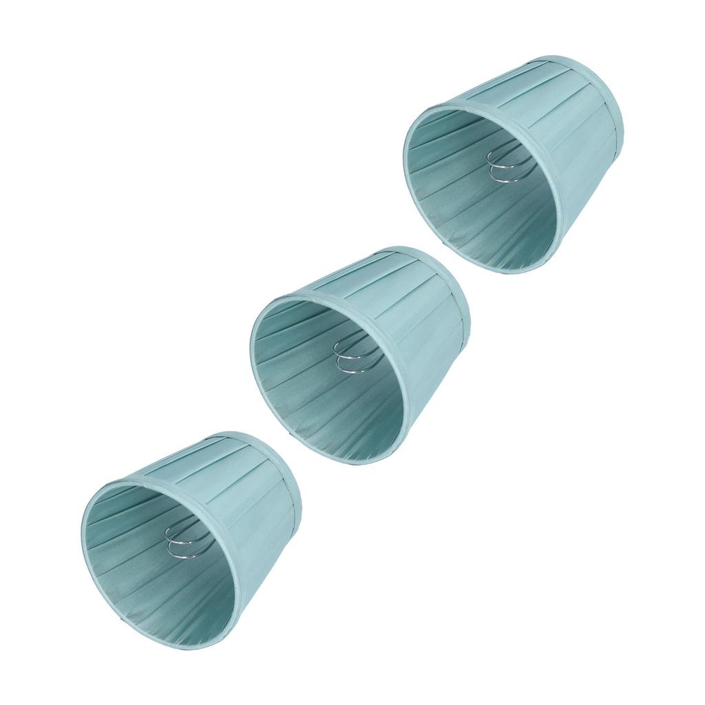 3 PEÇAS Cúpula de Tecido E14 Clip On Capa de Lâmpada de Tecido para Lustre Arandela Escritório Decoração de Casa