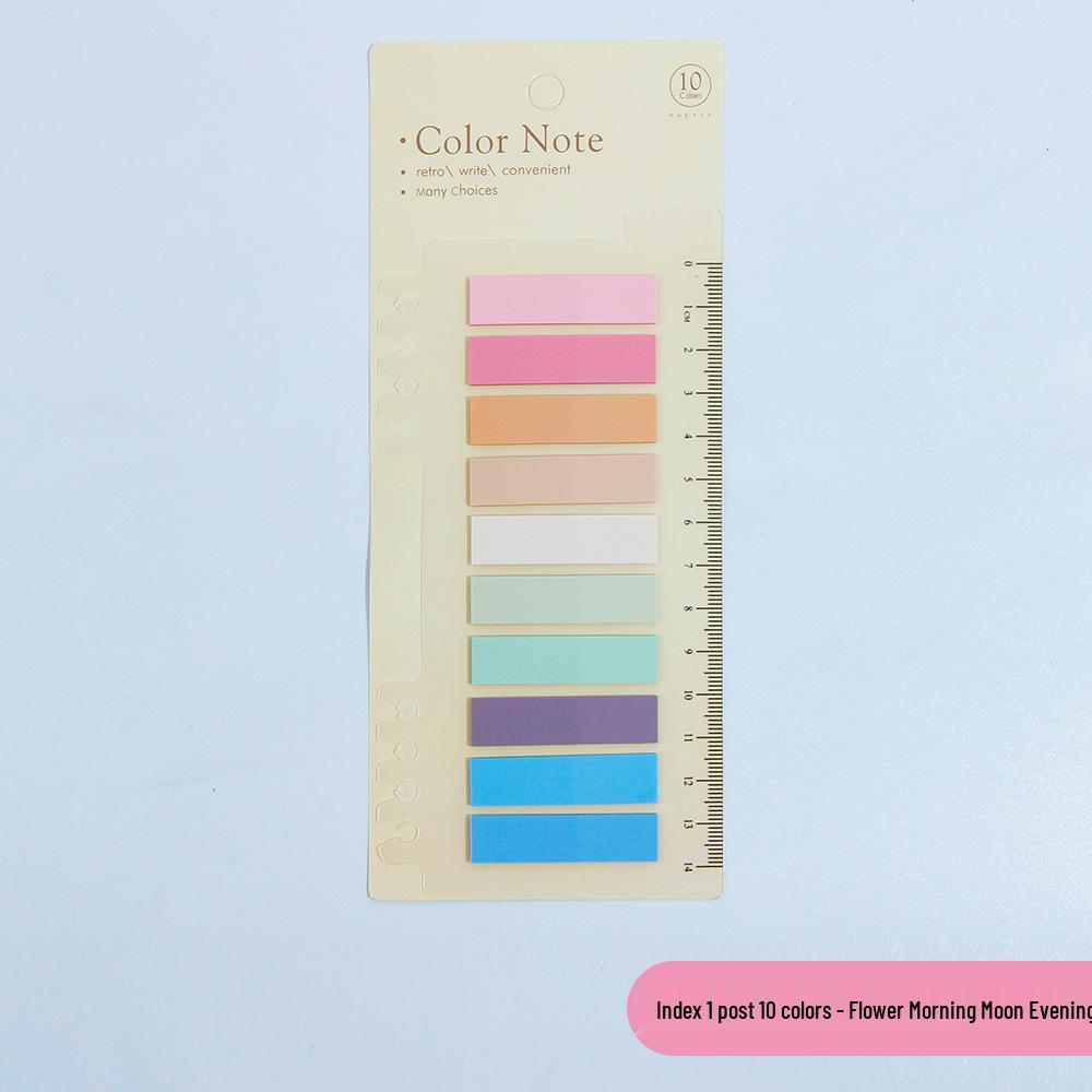 Triangle & Round Segmented Pull-out Strong Adhesive Sticky Notes for Memos