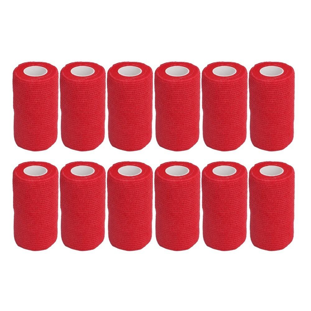 12Pcs Porous Non Woven Elastic Bandage Wrap Elastic Self Adhesive Nonwovens Wrap Animal Care