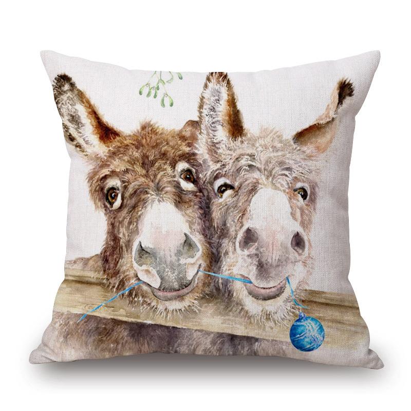 Handgeschilderde Hondenposters Kussenhoes Jack Russell Portret Dieren Kussensloop Xcm Slaapkamer Bank Decoratie Kussenshoes