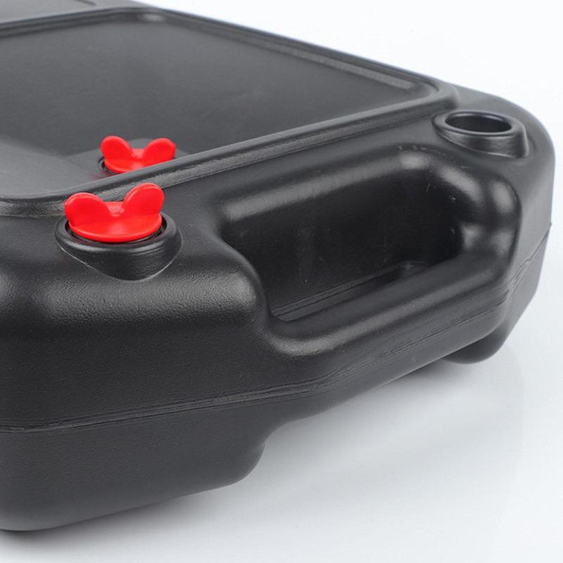 Oil Fuel Coolant Drain Tray Pan Efficient Slotted Storage Can with Funnel PP Impact Resistant for Garage Motorcycle