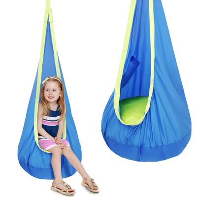 Chair Sensory Swing Chair Kids Pod Swing Seat Portable Hammock Chair Swing with Inflatable Pillow Hanging Hammock Max 200kg