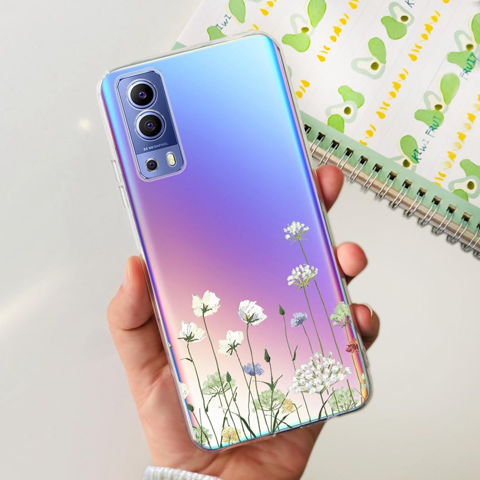 

For vivo Y72 5G Case Astronaut Dinosaur Pattern Soft TPU Silicone Cover For VIVO y72 Y72 V2041 6.58 Shockproof Phone Case Funda vivo Y72 5G