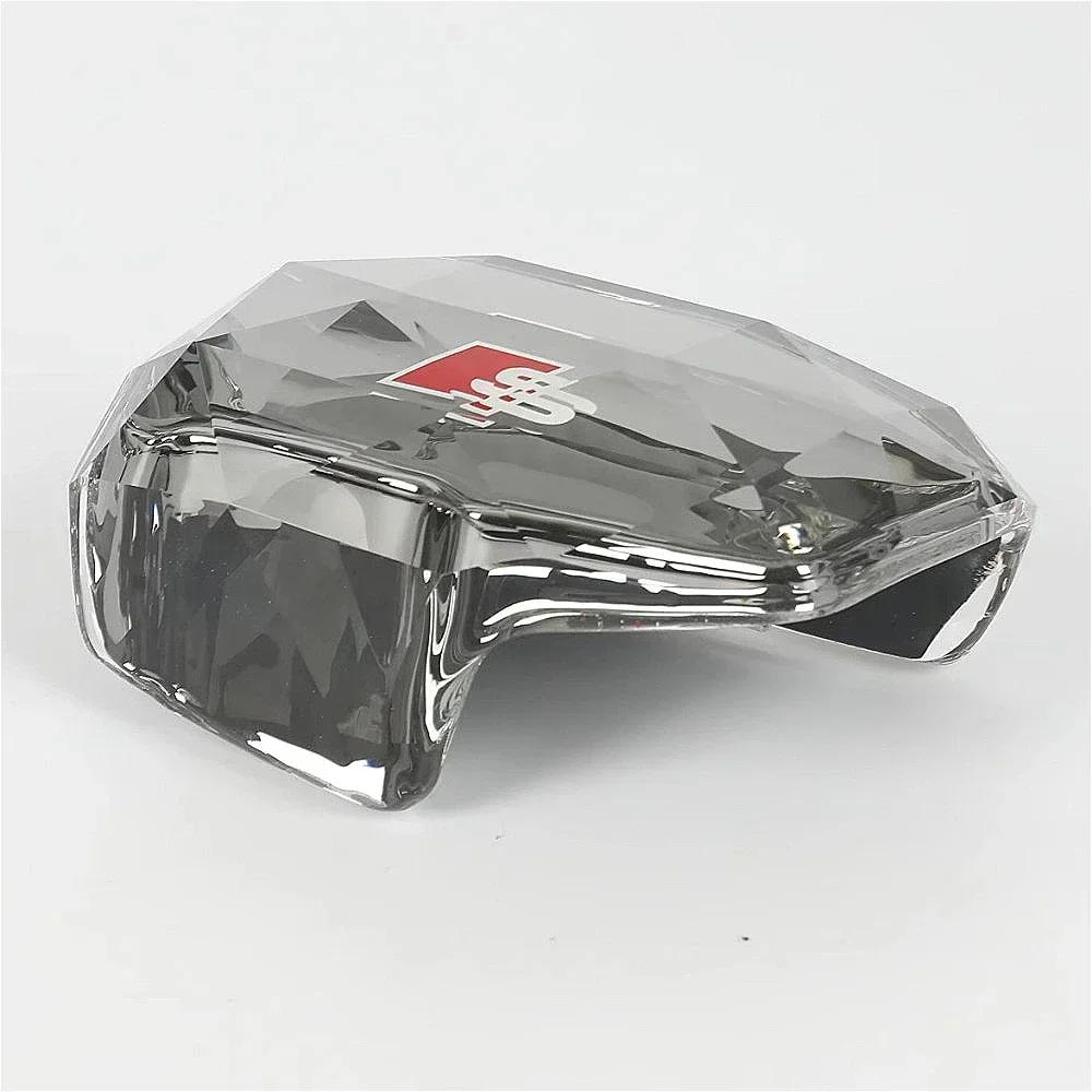For Audi A5 Hub Caps Hot For Audi Right Drive RHD Crystal Gear Shift Knob Lever Handle Head Cover for Audi S4 S5 Q7 A4 Q5 RS4 RS5 A5