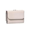 Chloe Alphabet Leather Mini Trifold Wallet in Wild (CHC21WP946 F57) Gray, Women's [Brand Name] [Used]