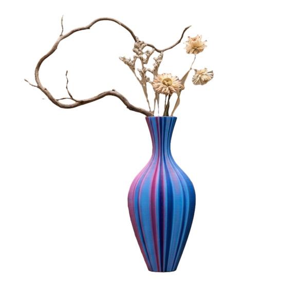 

3D Printed Vase Geometric Design Modern Decorative Vase for Living Room Kitchen Counter Dining Shelf Office Coffee Table