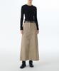 Musinsa Standard Woman Women'S Cp Maxi Skirt [Beige]