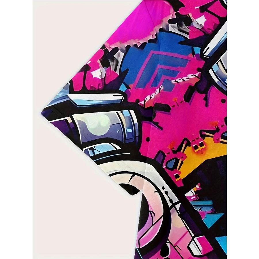 Children's Clothing T-Shirts for Boys Short Sleeve Children's T-Shirts 3D Gamepad Print Fashion Round Neck Kids Summer Clothes