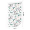 Crocodile cacti and flowers wallpaper for living room and bedroom 50x1000
