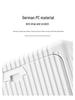 18-Inch Multifunctional Front-Opening Aluminum Frame Suitcase with Charging Capability for Women