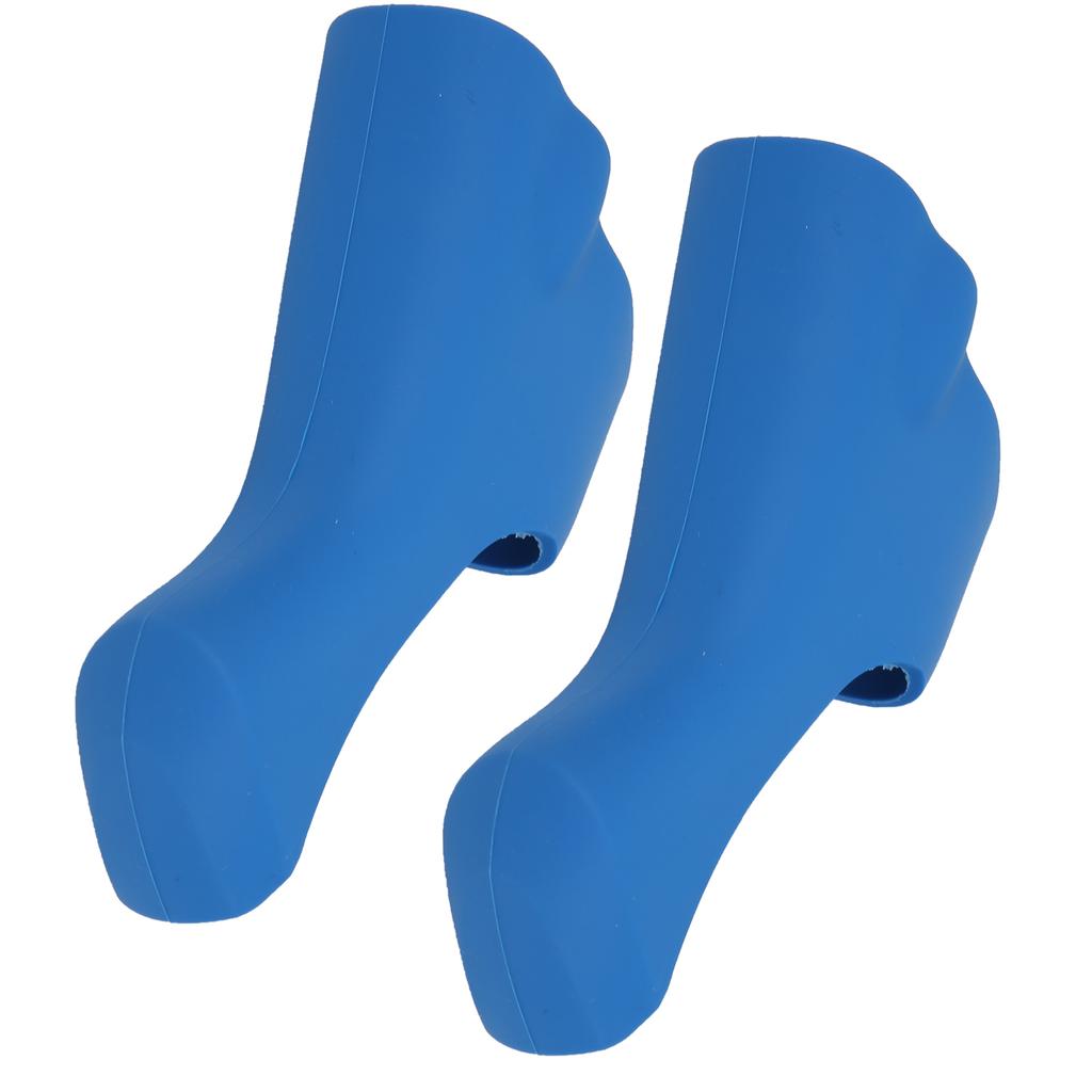 1Pair Bike Handlebar Cover Silicone Protective Comfortable Grips for Road Bicycle Cycling AccessoryBlue