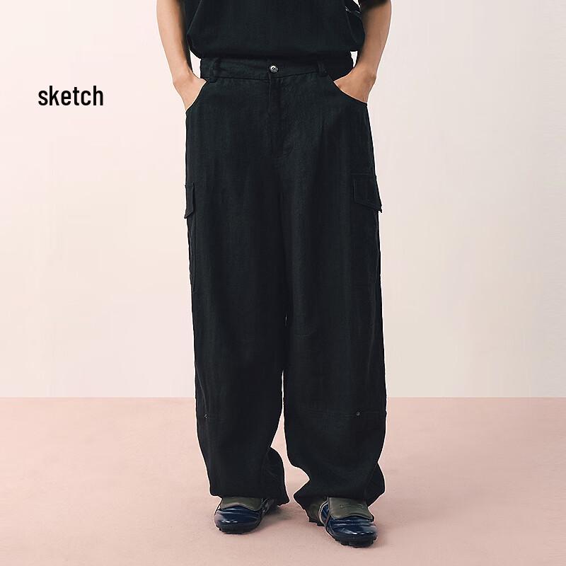 CROQUIS Men s 2026 Summer Loose Cargo Pants M