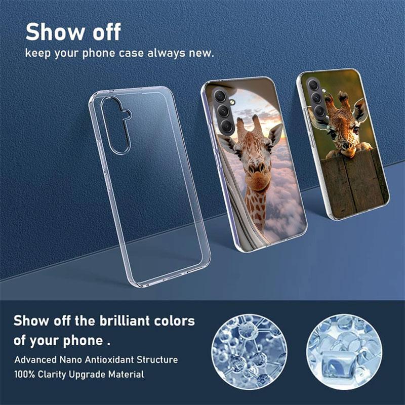 Giraffes Have Long Necks Phone Case for Samsung A17 A37 A57 A07 A16 A26 A36 A56 A06 A02S A12 A22 A32 A52S A04S A14 A24 A34 A54 A