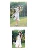 Heart-Fluttering White Ruffle Tea Party Dress