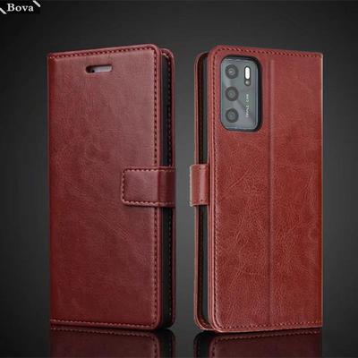 Kartenhalter-Abdeckung Ledertasche für OPPO A16 A16s A 16 s Pu-Leder-Flip-Cover Retro-Geldbörsentasche Einbautasche Business Fundas Coque
