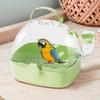 Bird Travel Cage PVC Chinchilla Carrier Cage With Water Bottle Pet Bird Carrying Supplies Spacious Design For Sparrow Macaws