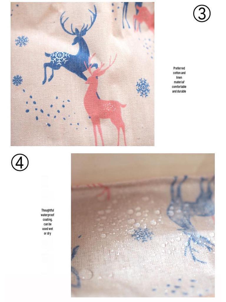 Cotton Linen Collapsible Laundry & Toy Basket