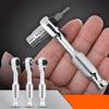 1Pcs 1/4 Drive Mini Ratchet Wrench Quick Release Steel Portable Spanner Socket Wrench Hand Repair Tools For For Vehicle