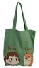 Friends Hill Peko and Shibata A4 Tote Bag, Green, YW-215-136