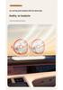 USB Rechargeable Dual-Head Desktop Fan for Home and Car, High Wind Power Air Circulator