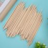 200pcs Double Heads Wooden Cuticle Pusher Wooden Stick Cuticle Remover Stick  Manicure