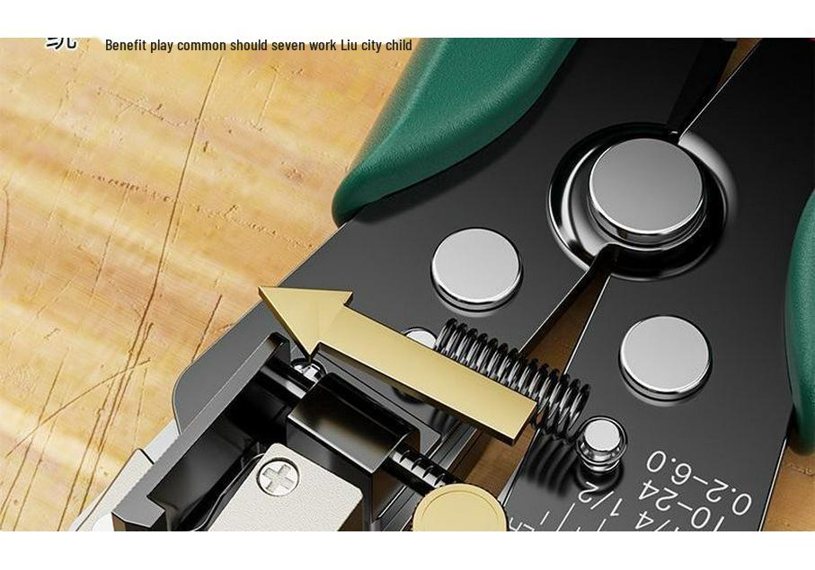 Electrician Multifunctional Wire Stripper & Cutter Pliers, Industrial Grade Crimping Tool