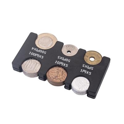 Coin holderCoin storageLightweightCompactPortable caseChange purseCoin storageCan Classify coinsCurrency-specific Case (Black)