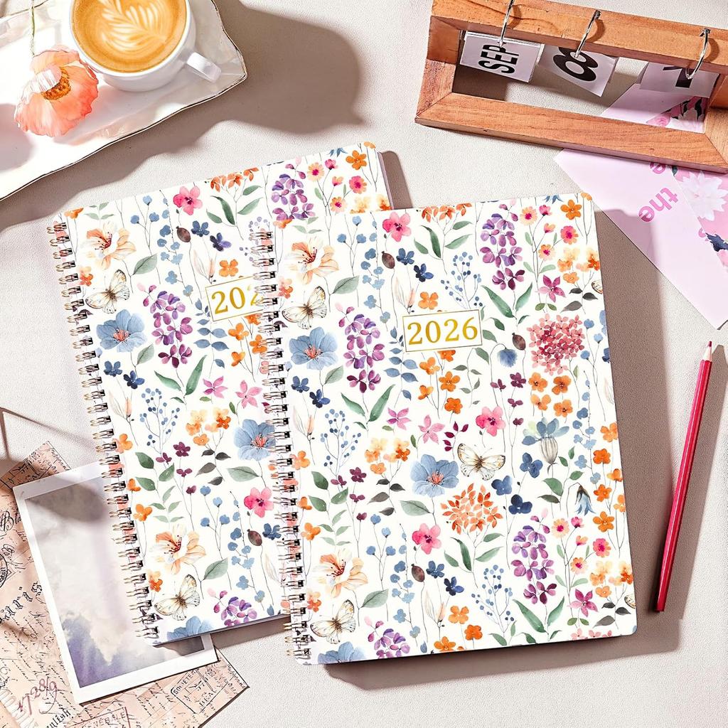 2026 Planner - Planner 2026, Jan. 2026 - Dec. 2026, 11” x 8.5”, 2026 Planner Weekly and Monthly, 2026 Calendar Planner, Colorful Tabs, Back
