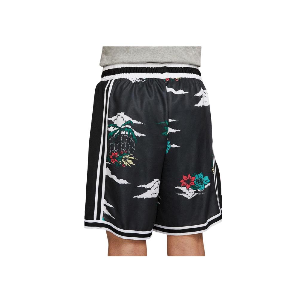 Nike Printed Mid-Rise Drawstring Casual Shorts Men shorts Black DM8780-010