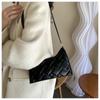 Women Fashion Small Underarm Bag Solid Color Handbags Female Zipper Shoulder Bag