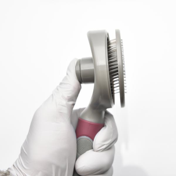 Happy Dog Pet One-Touch Brush, Pink, 1 Piece, Korean Pet Shampoo