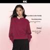 GIORDANO CONCEPTS 2025 Fall/Winter Women's Embroidered Pullover Sweatshirt