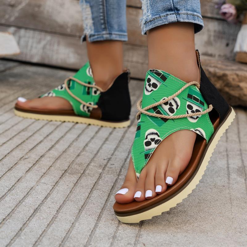 Мода 2024 Лето Женские Шлепанцы Плоские Сандалии С Леопардовым Принтом Открытый Носок — фото 4