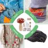 Patch Kit Wooden Mushroom Complete Craft Supplies Patch Loom Darning Tool Mending Kit For Knitting Embroidery Repair DIY