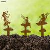 Hand Forged Fairy Garden Figure 35cm Country Style Ornament
