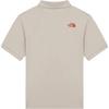 The North Face Solid Logo Short Sleeve Polo Shirt Men Tops White-Sand NT7PR10E