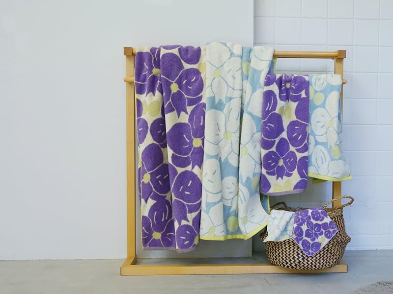 Imabari Handtuch Iori Phalaenopsis Ran Gesichtstuch (lila)