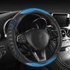 3D Honeycomb Car Steering Wheel Cover Durable Silicone Cover With Anti-Slip Linning Universal Fits Steering Wheels Dia 38Cm