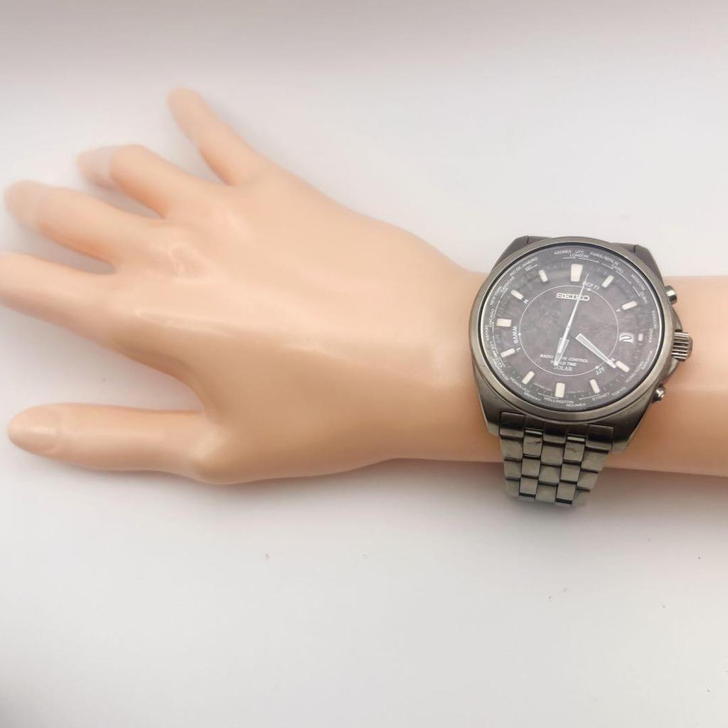 [USED]Seiko Spirit Smart Solar Watch A67 [Working Condition] Radio-Controlled Men's