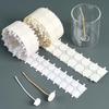 15mm/20mm Candle Wick Stickers White Adhesive Heat Resistance Foam Double-sided Tape DIY Aromath Wax Craft Making Kits Supplie