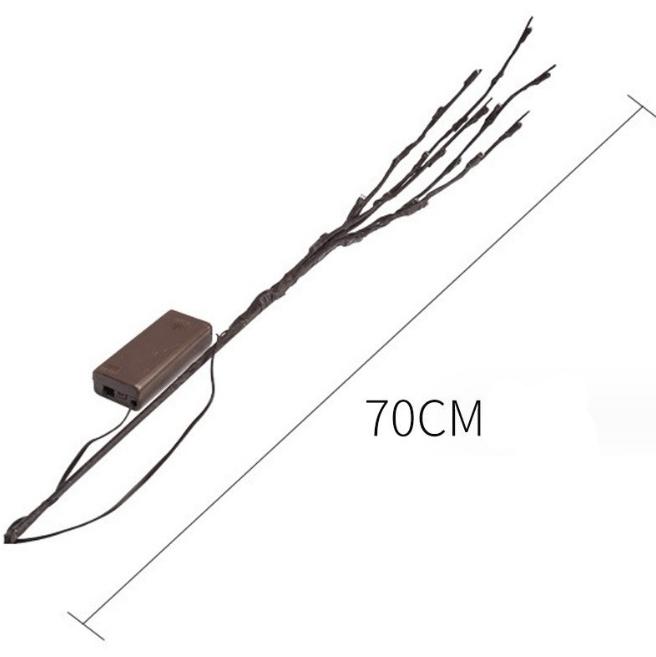 

70 см 20 светодиодных веток ваза с подсветкой наполнитель для веток дерева рождественский свадебный рождественский новогодний декоративный светильник ночник None теплый белый