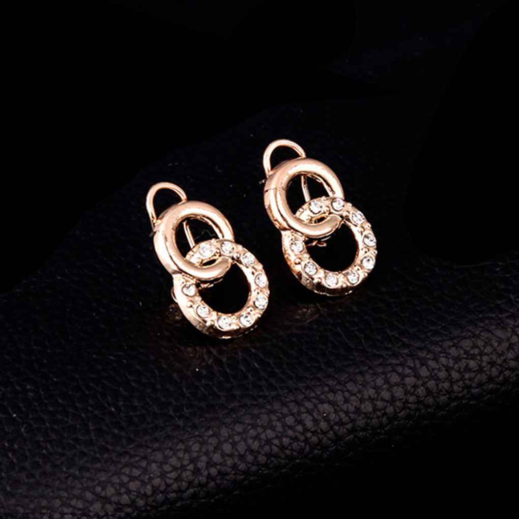 Zeremonie Strass Schmuckset Mädchen Party Legierung Halskette Ring Ohrring Armband Kit Dekoration Schmuck Geburtstagsgeschenk