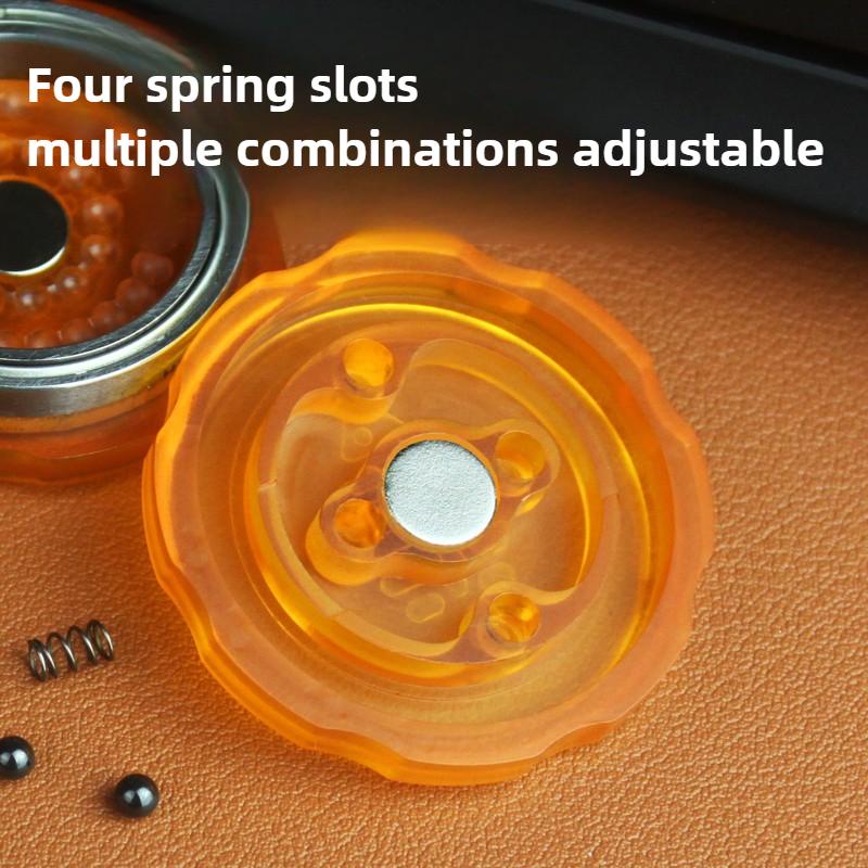 Fidget Magnetic Push Coin Mechanical Slider Pushing Card Edc Relieve Stress Reducing Sensory Toy Adults Anti Anxiety Hypnosis